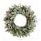 24" LED Snowed Pinecone Christmas Wreath